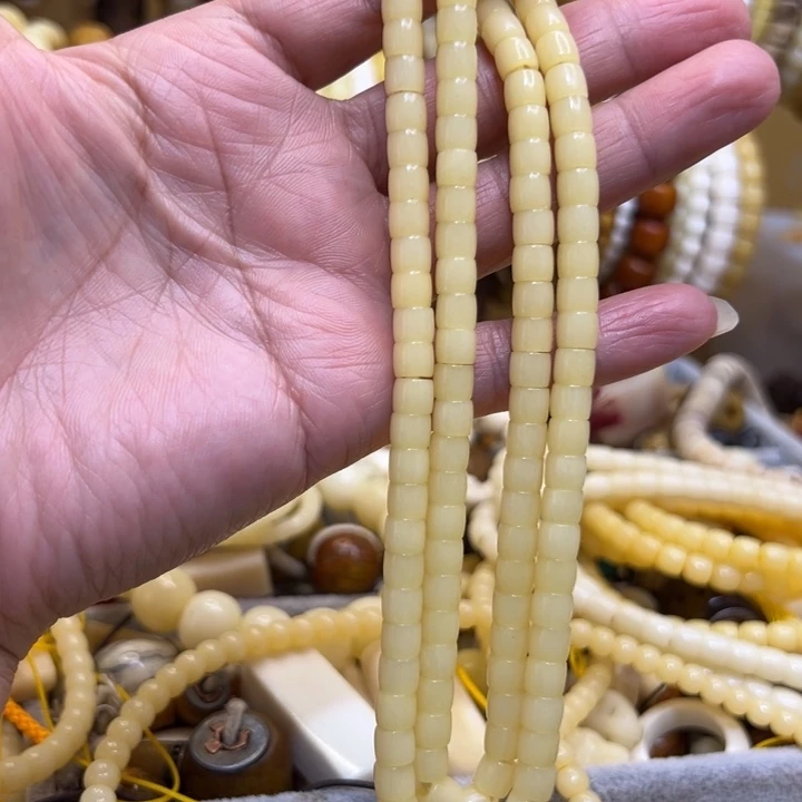 手串/手链驼骨直径6直切大孔道