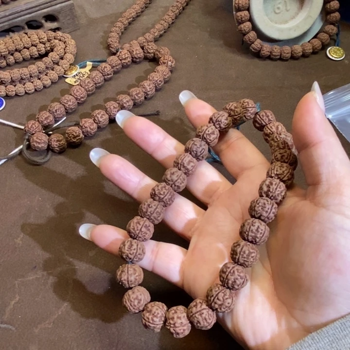 浮***生吊坠金刚菩提老树王手持➕玉龙108➕绳