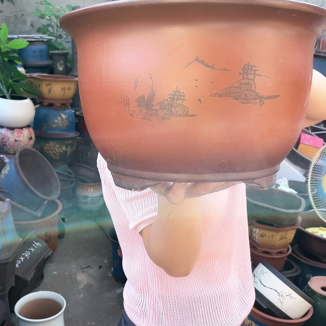 30紫气东来花盆紫砂花盆紫砂