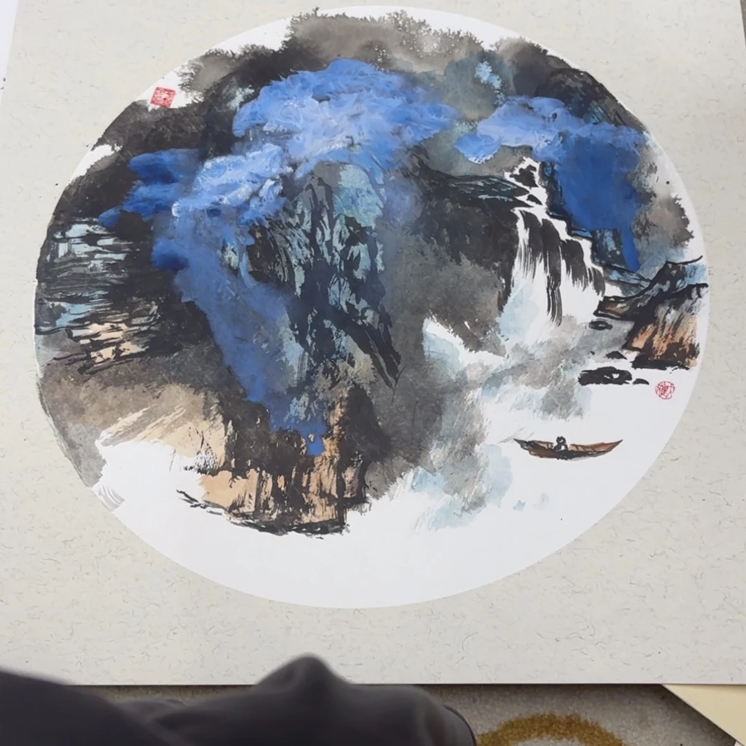 国画50-50卡纸作品艺