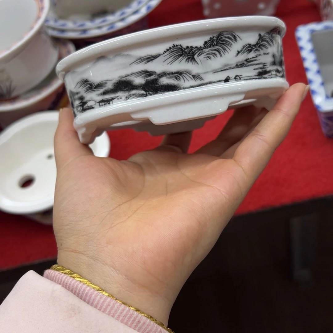 紫砂花盆165号瑕疵13/10/4cm