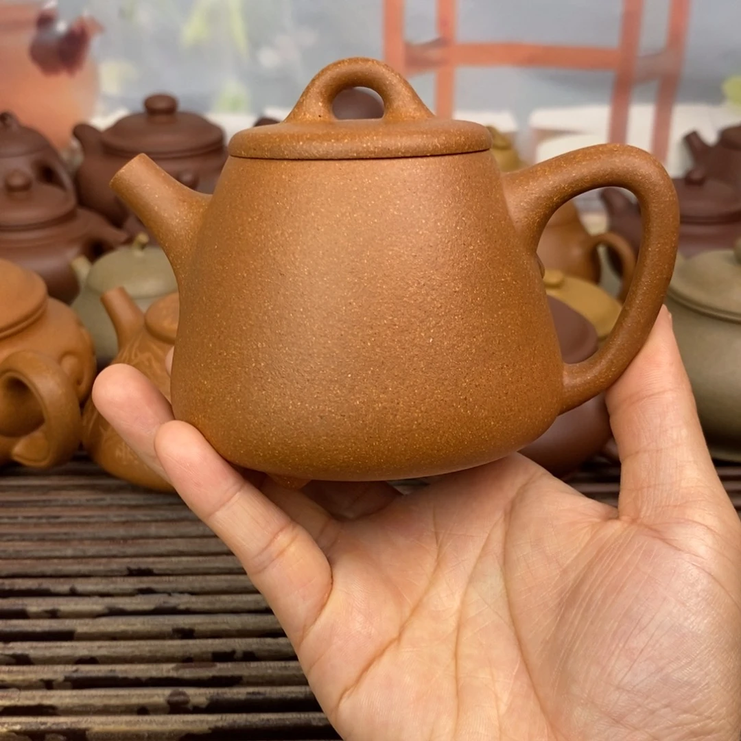 茶壶紫砂200cccc黄降坡高瓢
