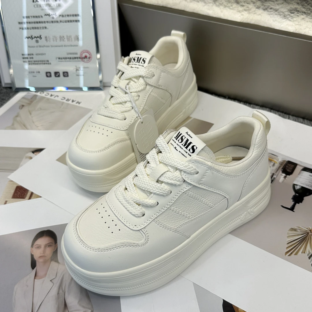 玛莎玛索622-633秋季厚底休闲运动小白鞋百搭时尚