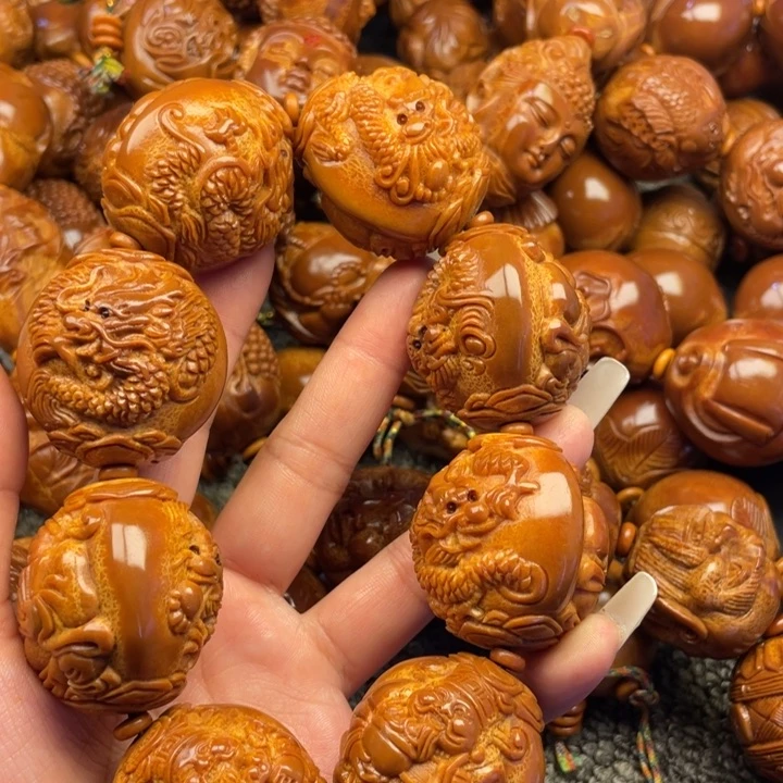 橄榄核吊坠不*闲橄榄核