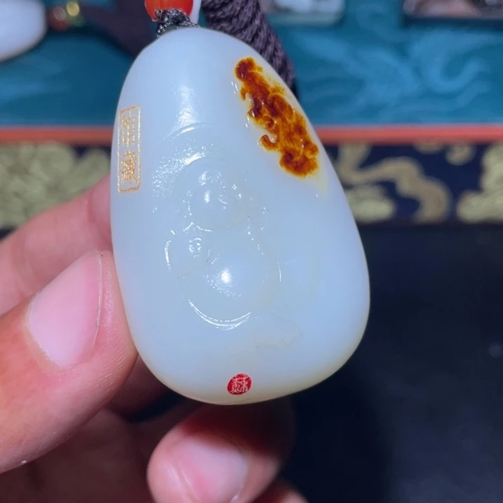 和田玉未镶嵌颈饰J