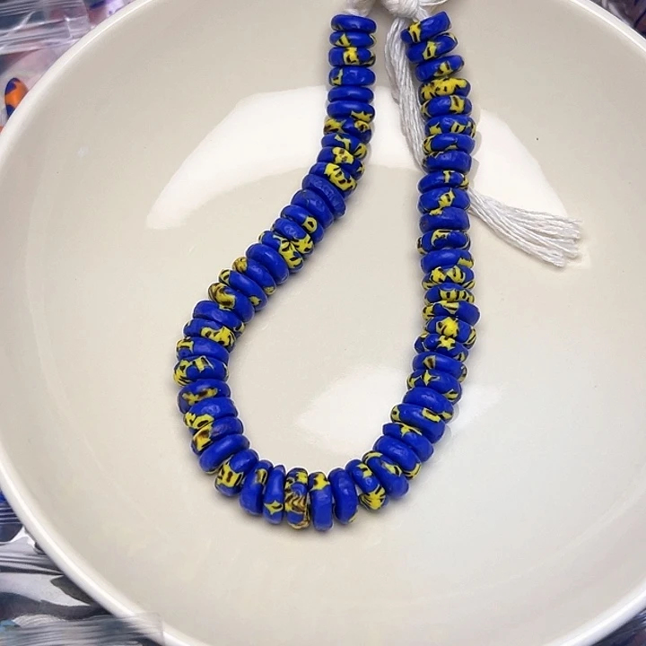 颈饰琉璃非洲甜甜圈4.5米10颗017