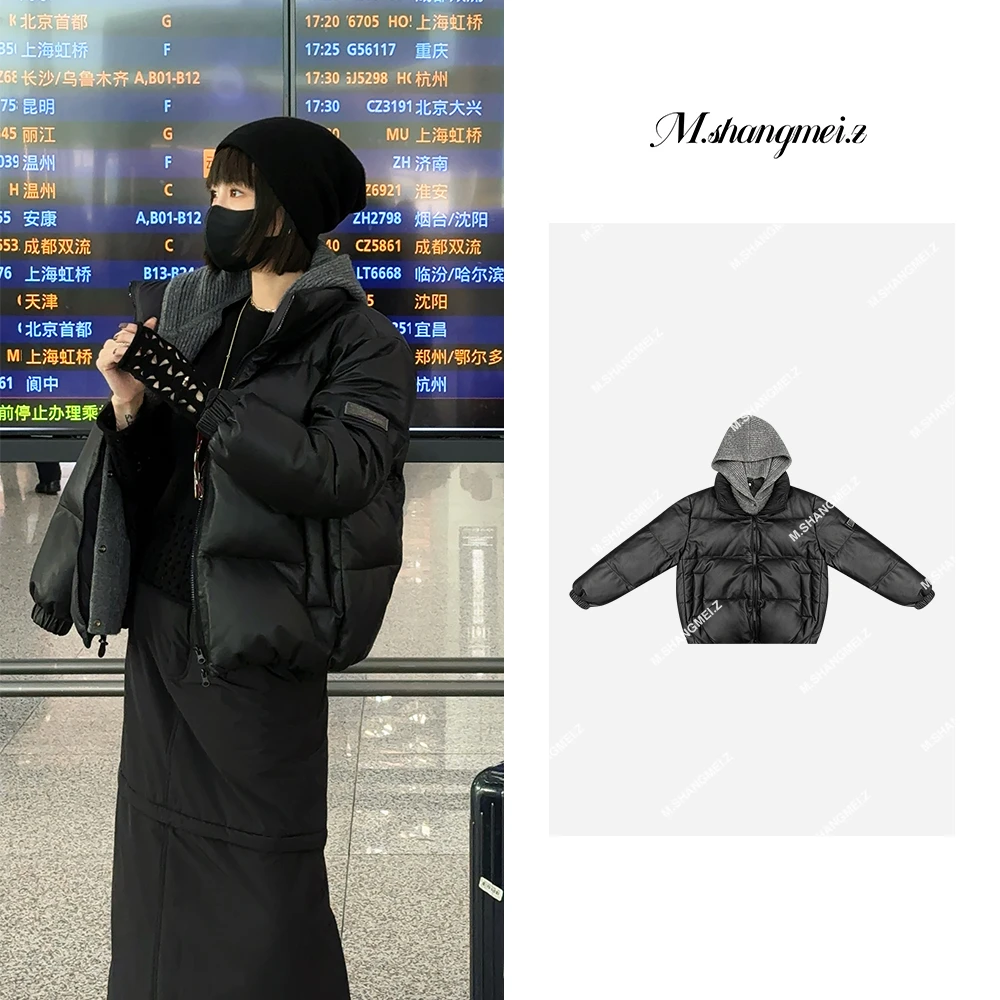 M.SHANGMEI.Z/沐熙【B家皮羽绒】美大哥时尚保暖羽绒服外套X121166