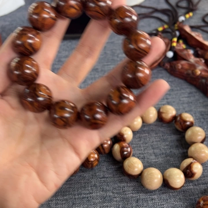简***单黄花梨/降香黄檀手串/手链