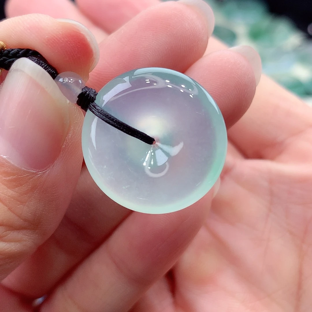 颈饰未镶嵌翡翠编号74尺寸22.2-5.8