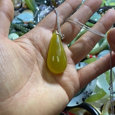 岫玉颈饰未镶嵌多样性发货