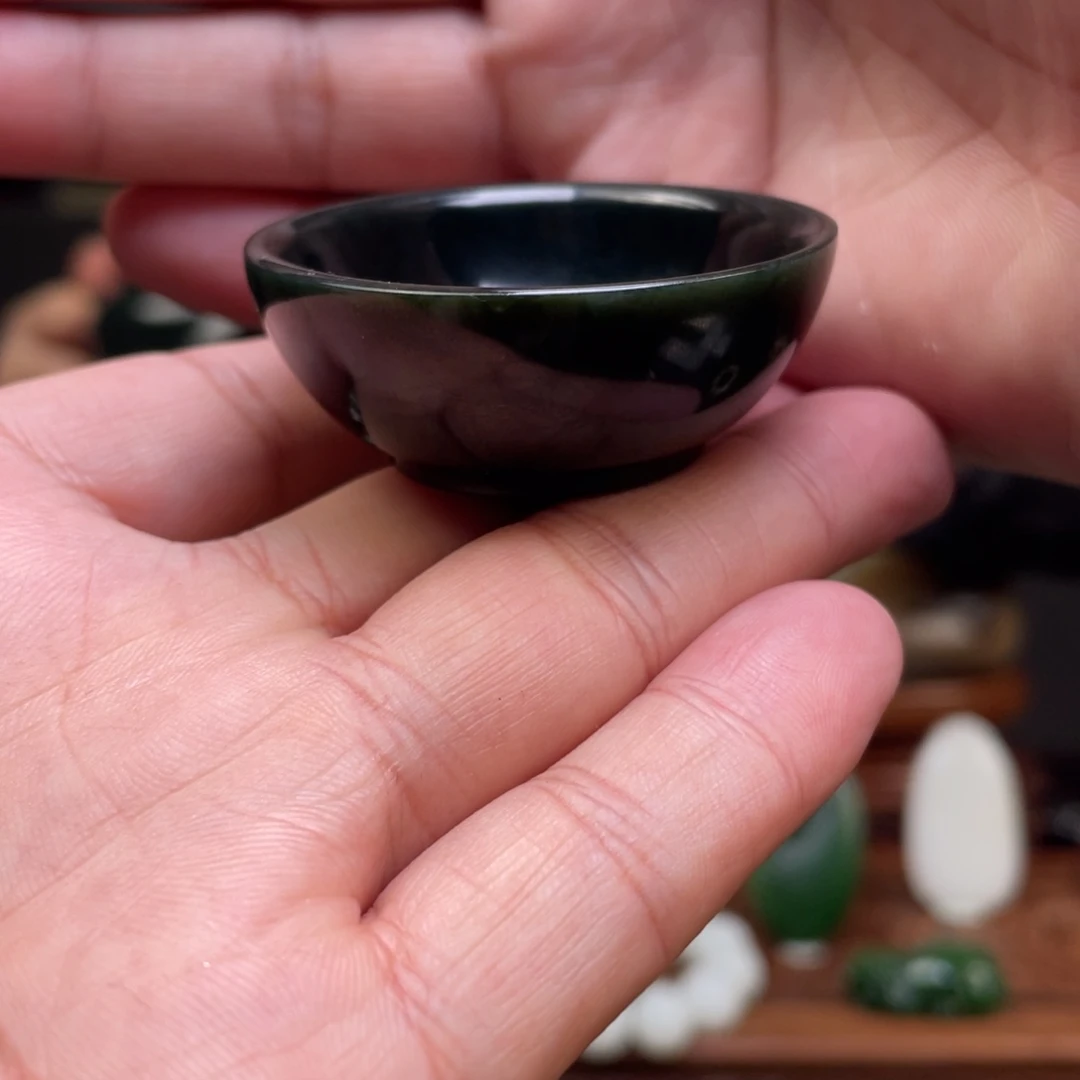 未镶嵌和田玉挂件和田玉茶杯未镶嵌