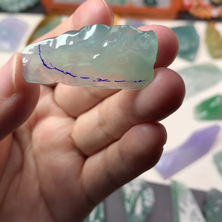 定制翡翠未镶嵌定制包工