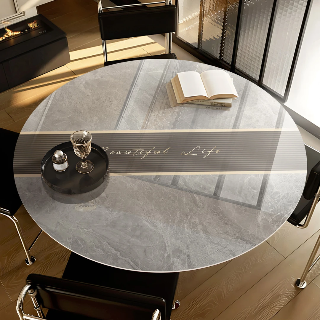 透明圆桌软玻璃餐桌垫水晶板免洗防水防油防烫桌布茶几桌面保护垫