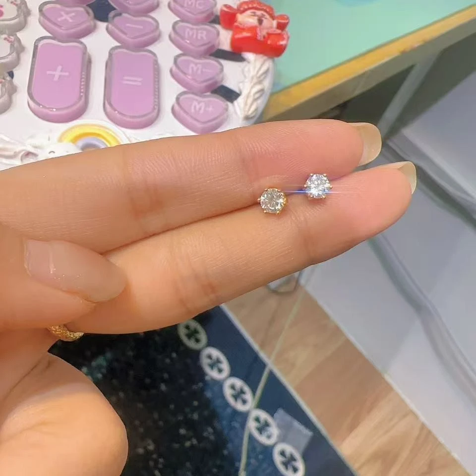 足金999黄金5G工艺耳饰