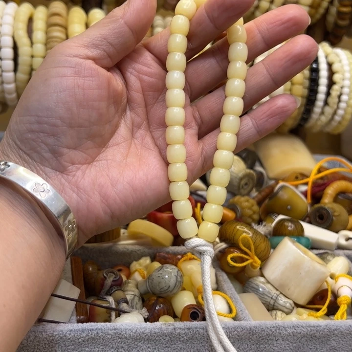 驼骨手串/手链直径9直切大孔道手持