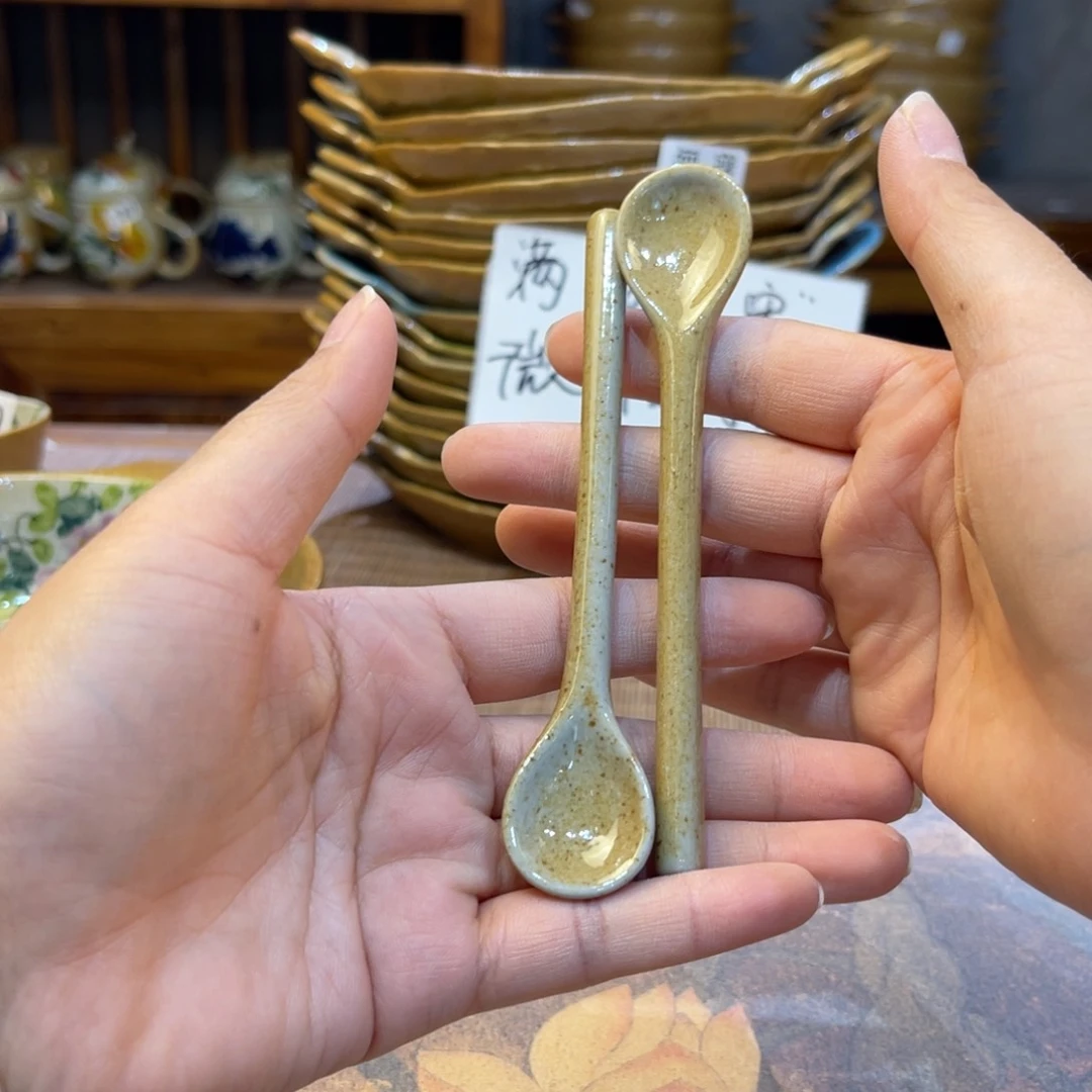 瓷片二*花景德镇手工制作