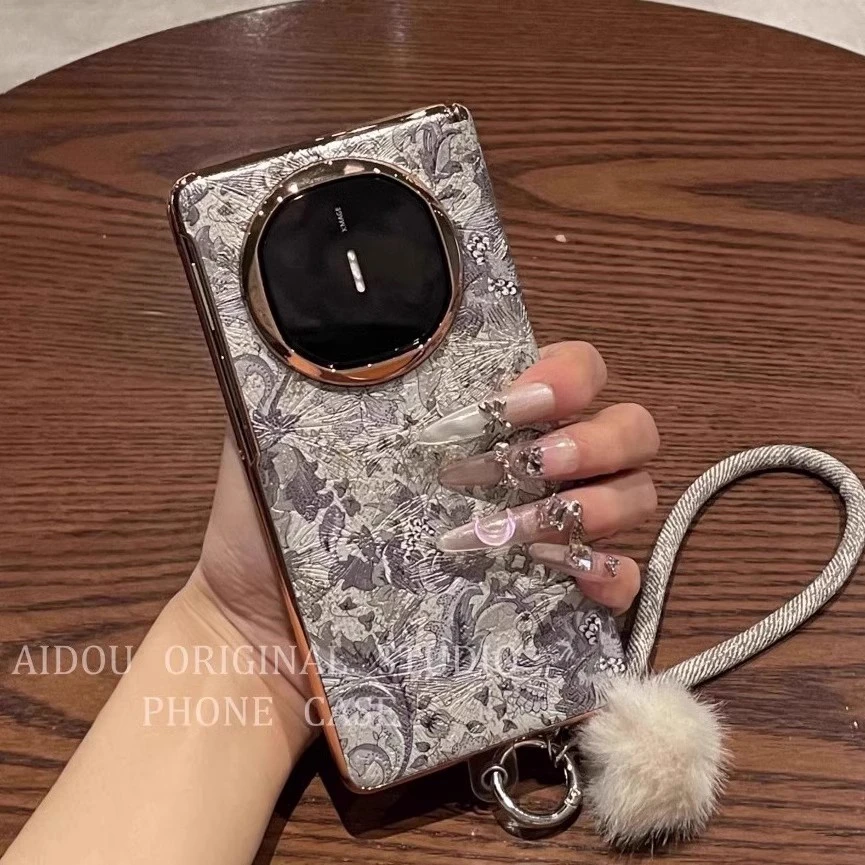 适用华为MateX6典藏版手机壳新款高端真皮全包防摔超薄外壳保护套