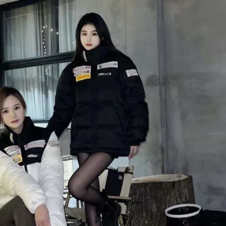 NN935-时尚女装设计感棉服法式气质显瘦洋气百搭