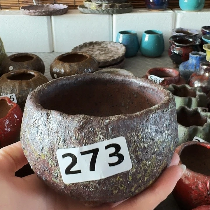 内口8高6粗陶手工制作