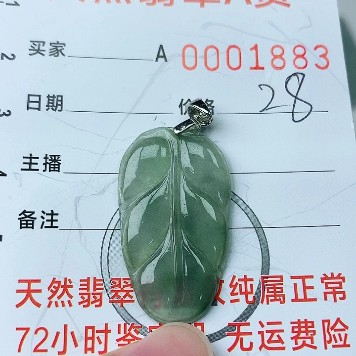 翡翠颈饰银S925镶嵌翡翠