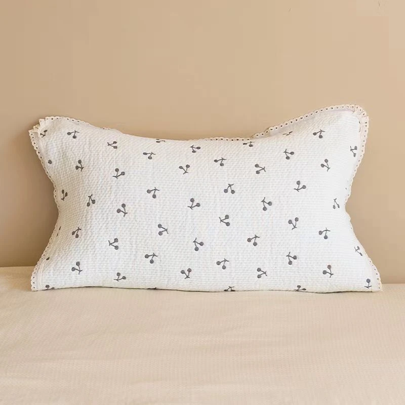 丹姐家-韩版云纱小清新纱布枕套