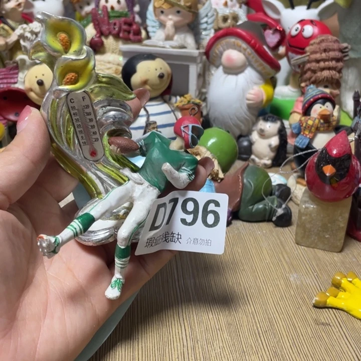 ****了摆件孤品老货微瑕瓷