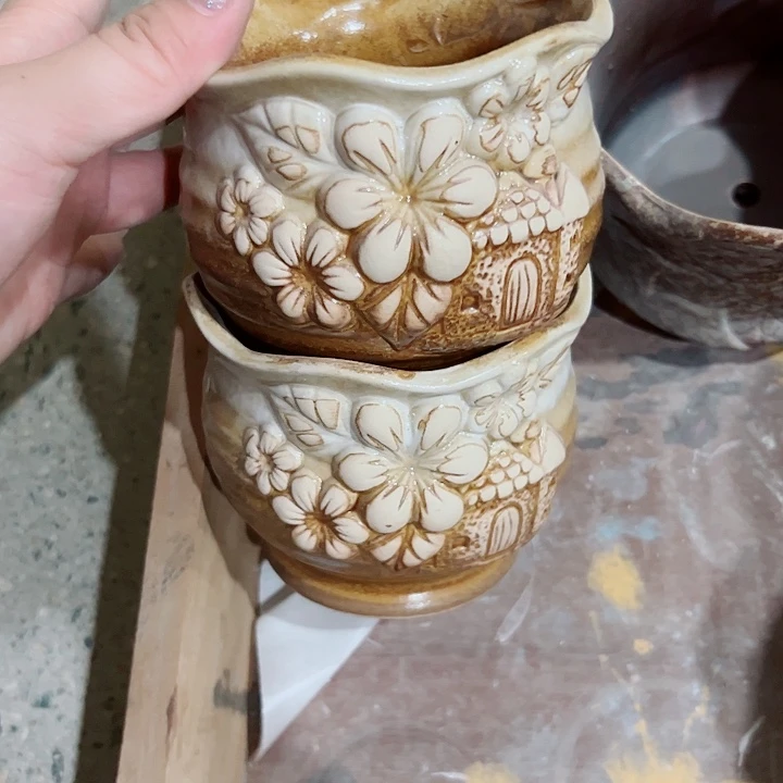 有孔，满10元发货多肉陶瓷花盆