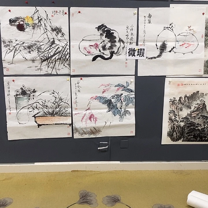 至***元国画徐勇68.68手绘画芯