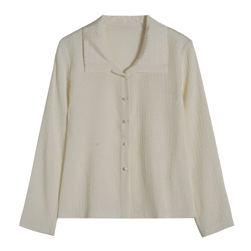 通勤潮流风法式风轻熟风夏季韩版宽松型小衫151S2847