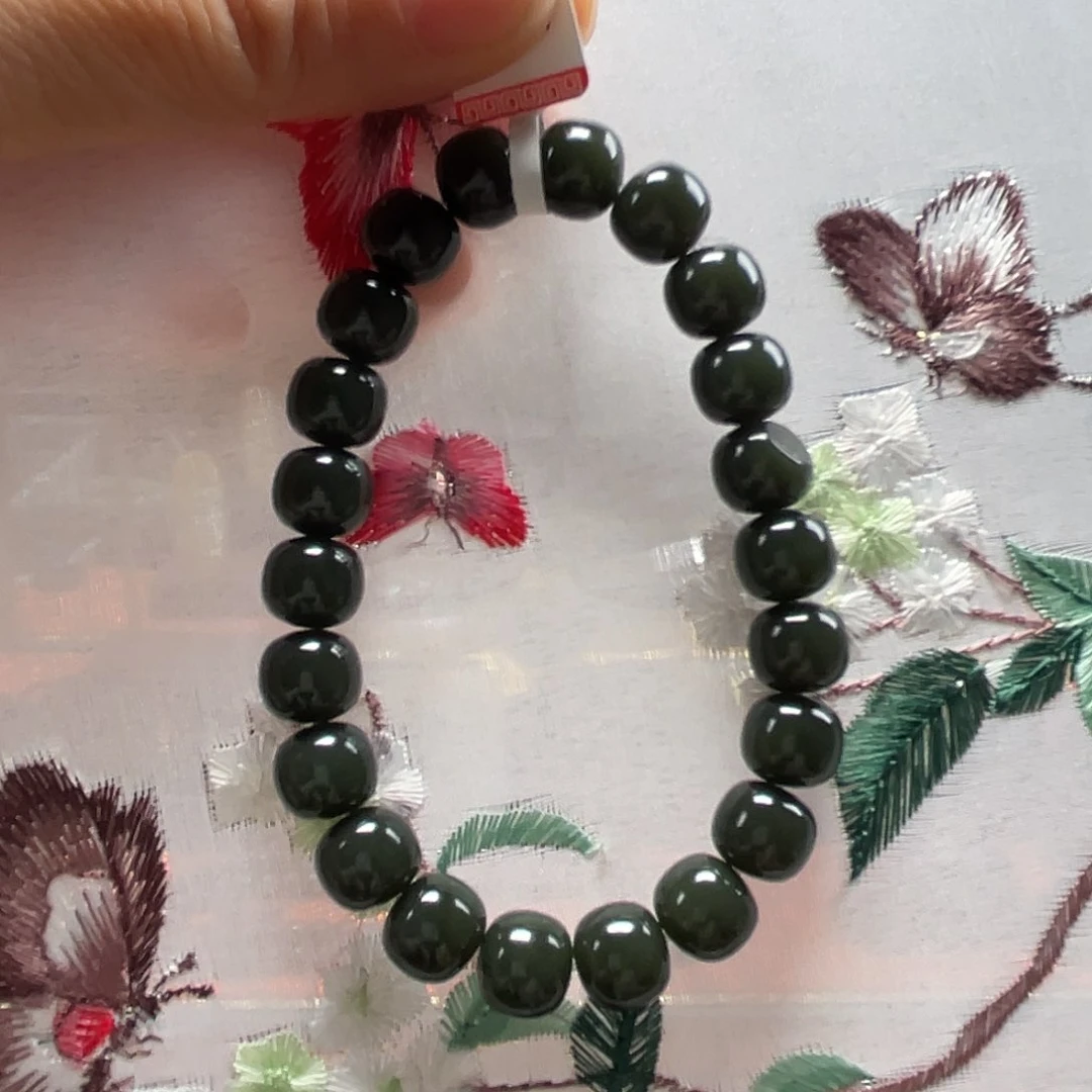 手链未镶嵌和田玉新疆和田玉沙枣青老9/10