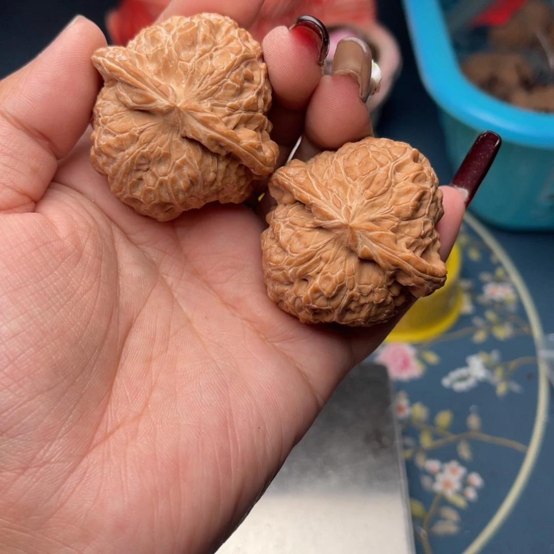 文玩核桃把件海**用南瓜墩44