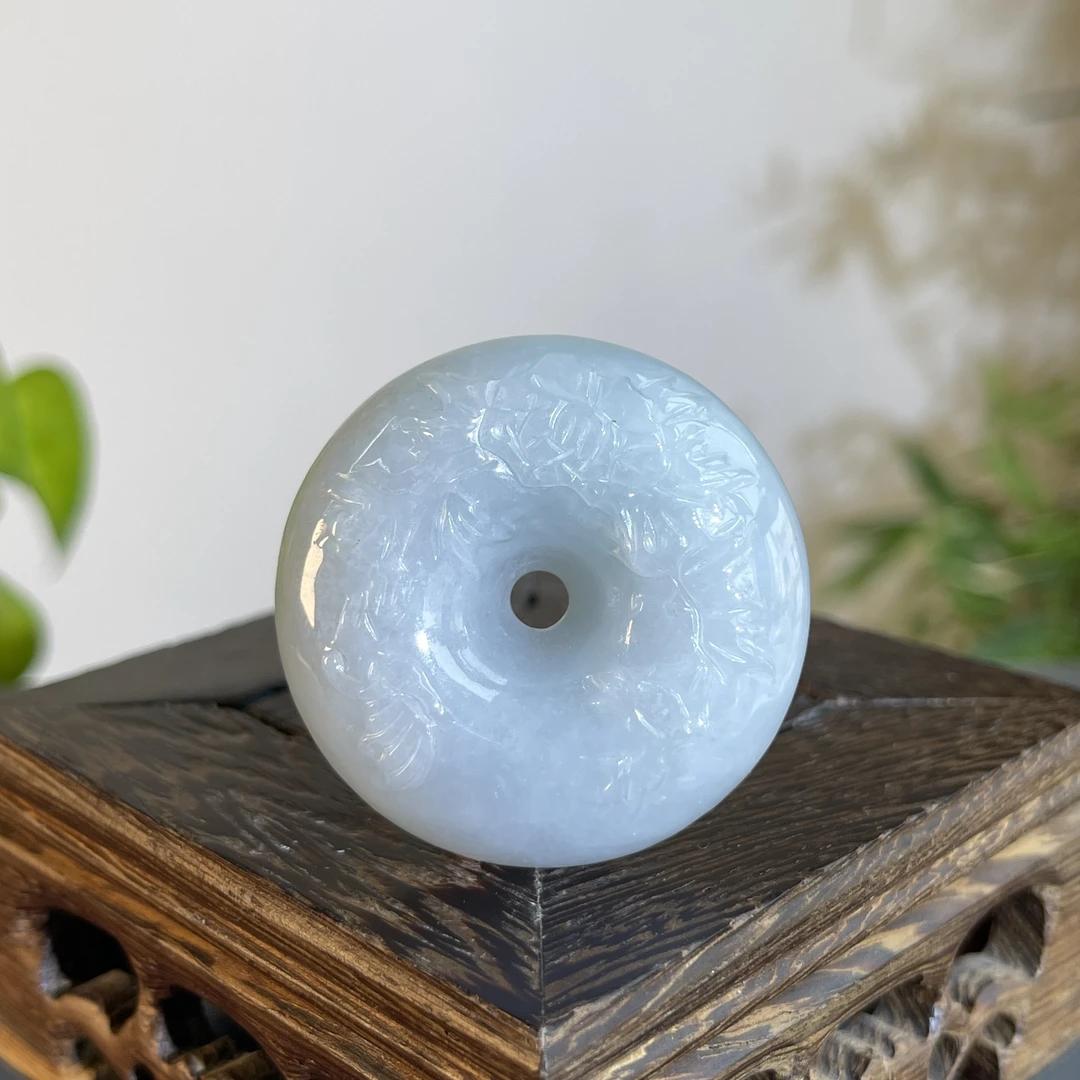 JTB17-018 天然翡翠缅甸A货 平安扣