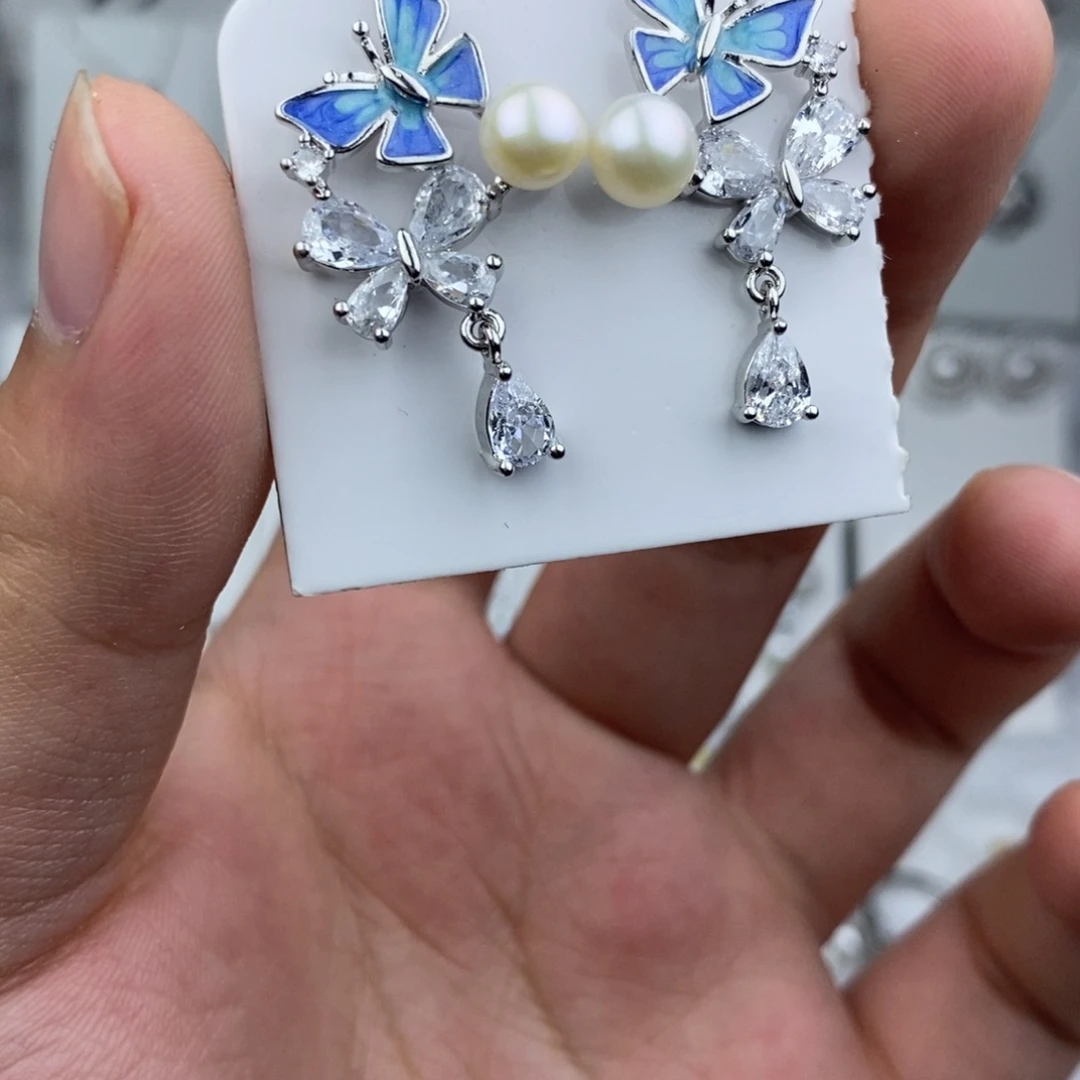 淡水珍珠未镶嵌耳钉