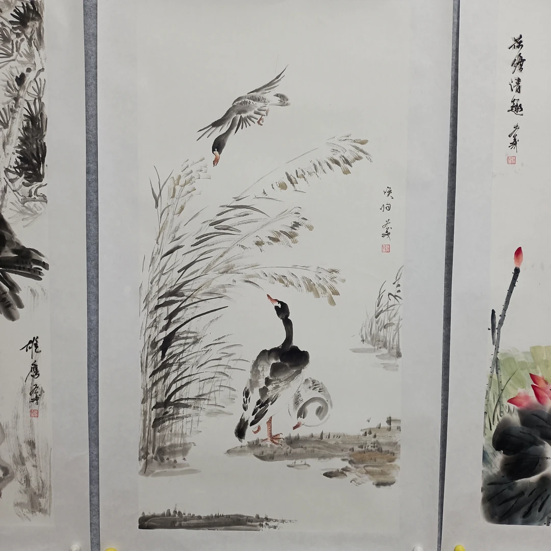 沈老师纯手绘国画写意花鸟画100-50