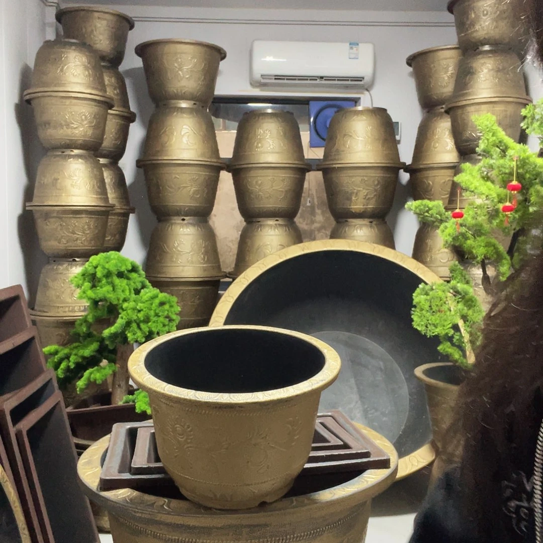 两个40口径，紫砂红，有孔