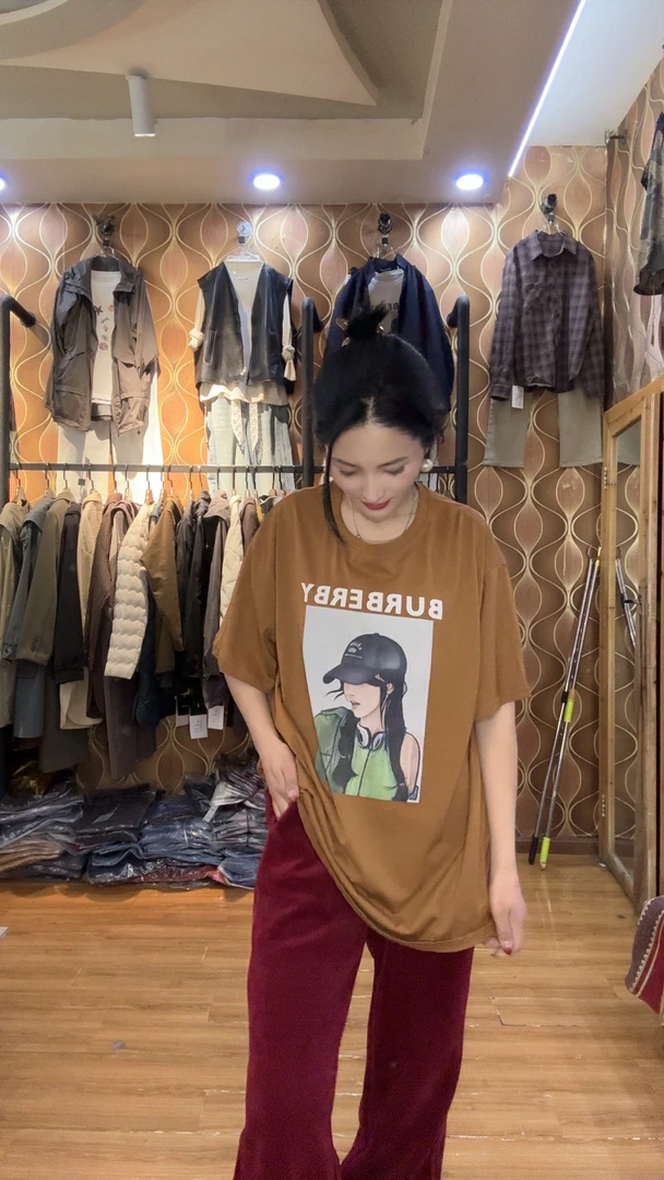 韩尤简同款百搭休闲棉质短袖打底衣夏季