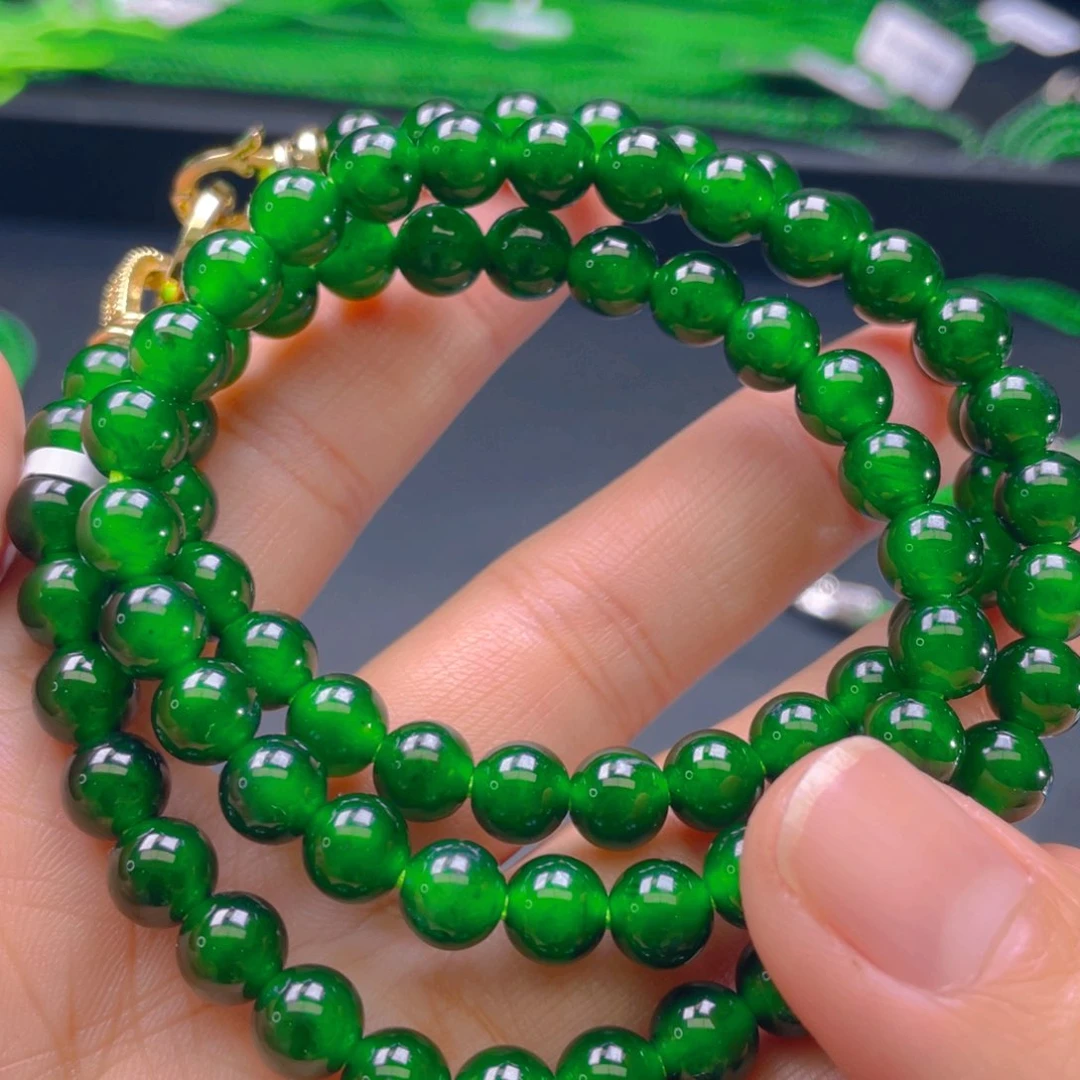 翡翠项链未镶嵌，1