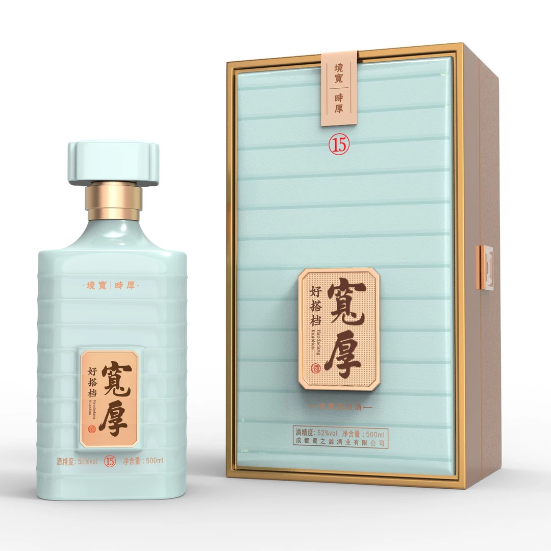 shuzhiyuan/蜀之源宽厚好搭档浓香高级52度500