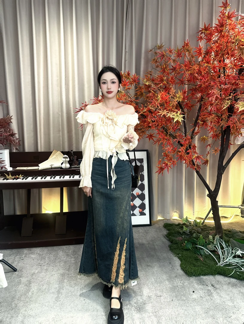 RACI然彩显瘦气质百搭上衣CSS421086+CXQ422217