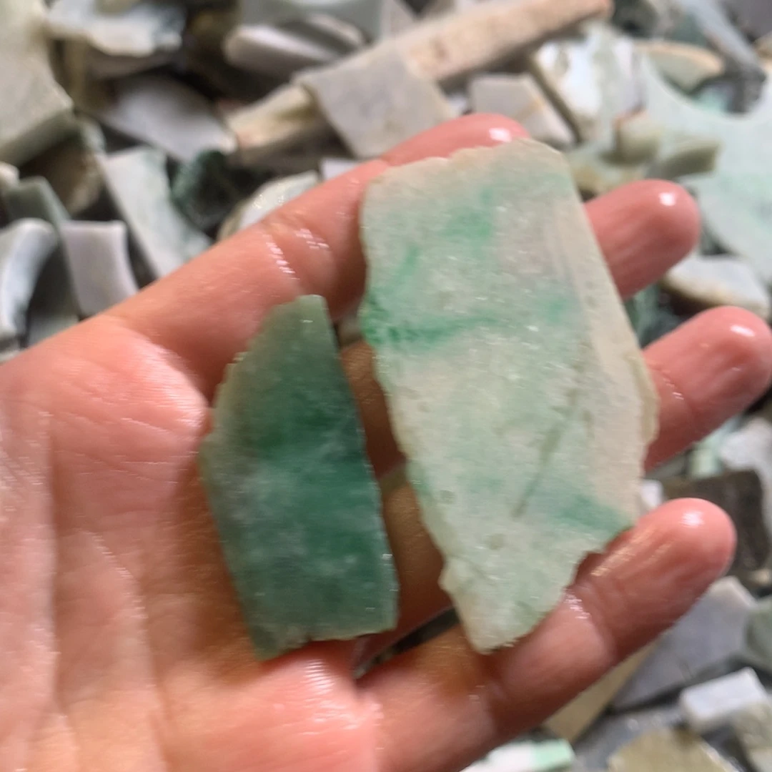 翡翠颈饰未镶嵌缅甸翡翠