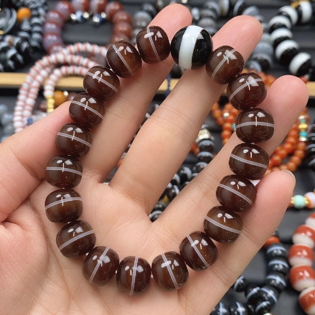 玛瑙/玉髓玛瑙手串未镶嵌苍*