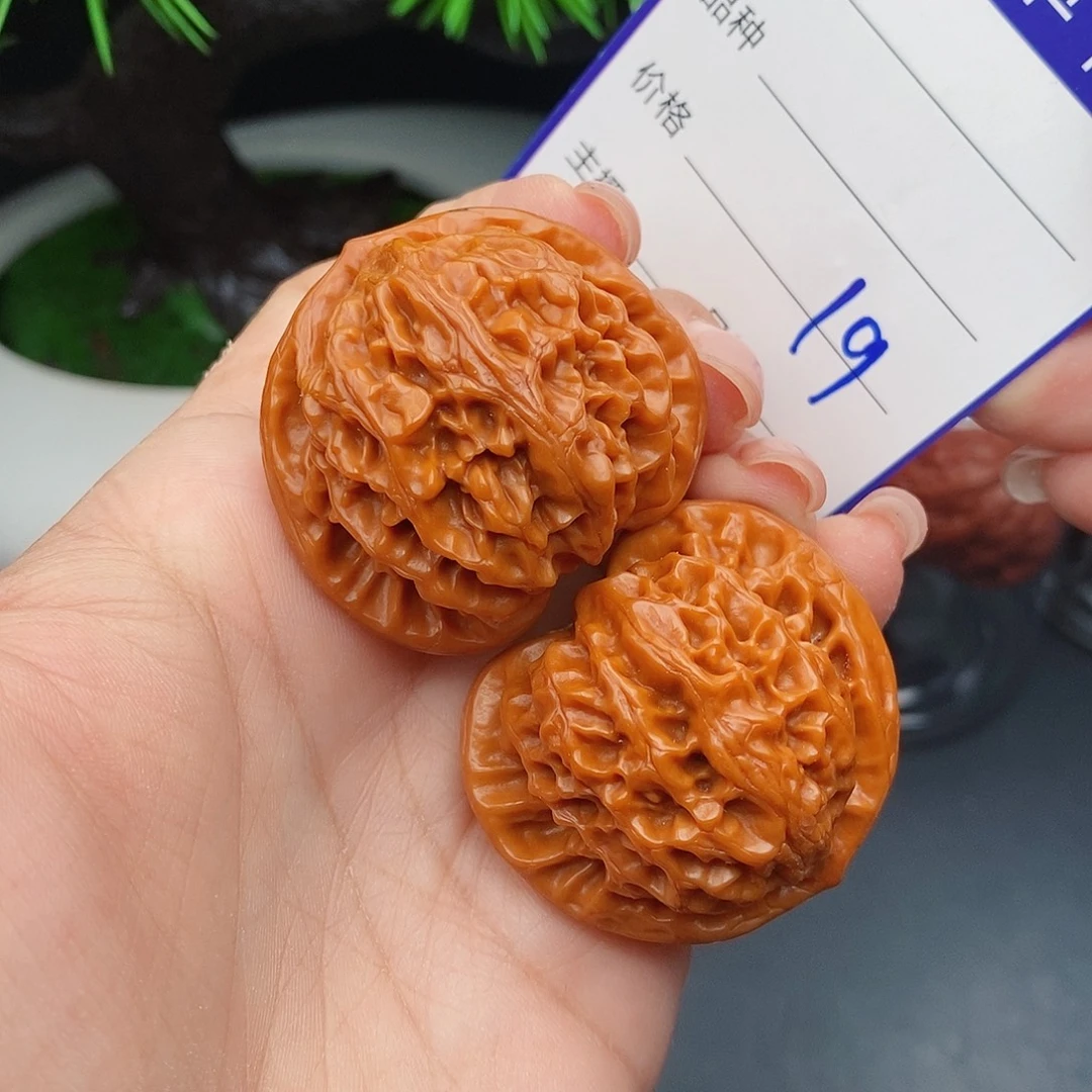 文玩核桃把件40宫灯19