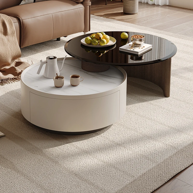 家具茶几【国补】芝华仕现代极简岩板组合客厅家用2024新款CJ144