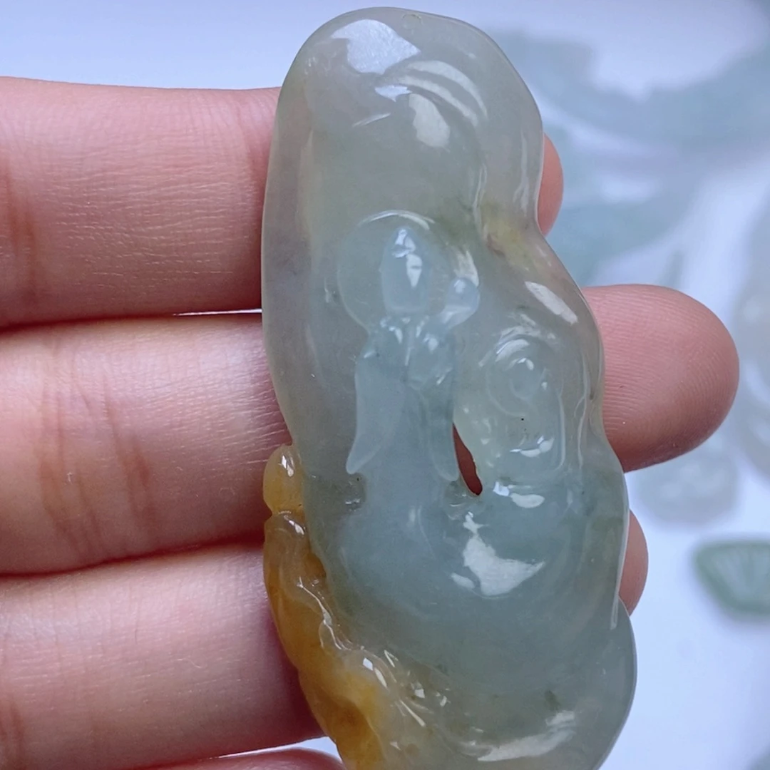 未镶嵌挂件翡翠翡翠