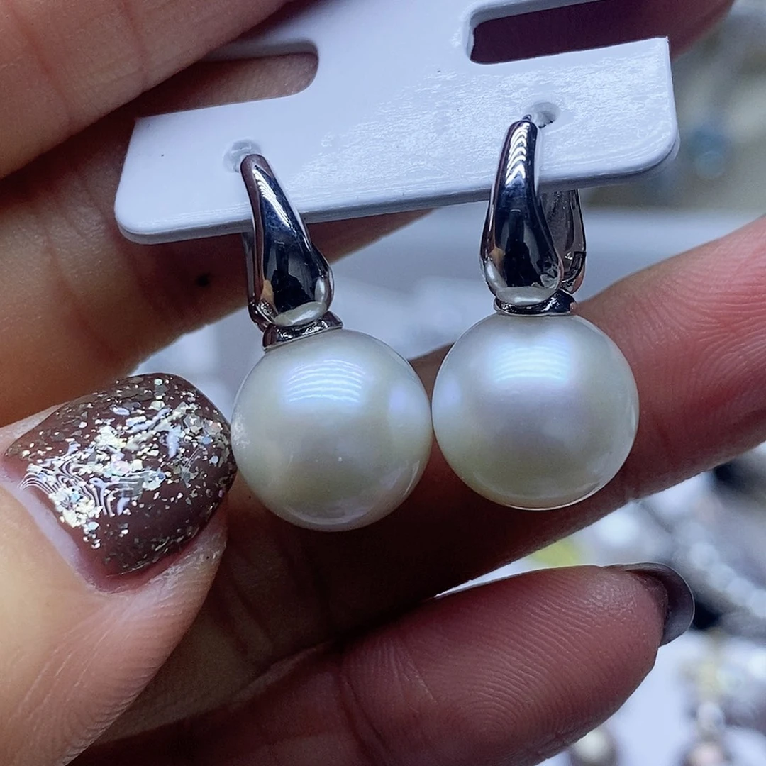 未镶嵌耳钉淡水珍珠