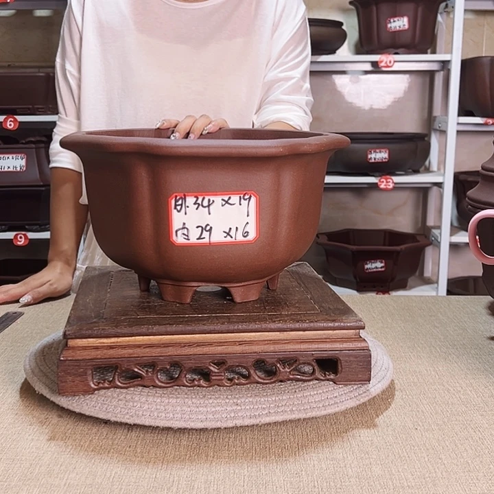 紫砂花盆紫砂花盆