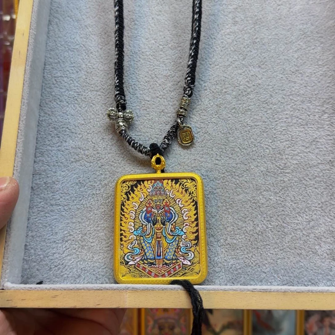 吊坠叶*手绘唐卡扎基拉姆