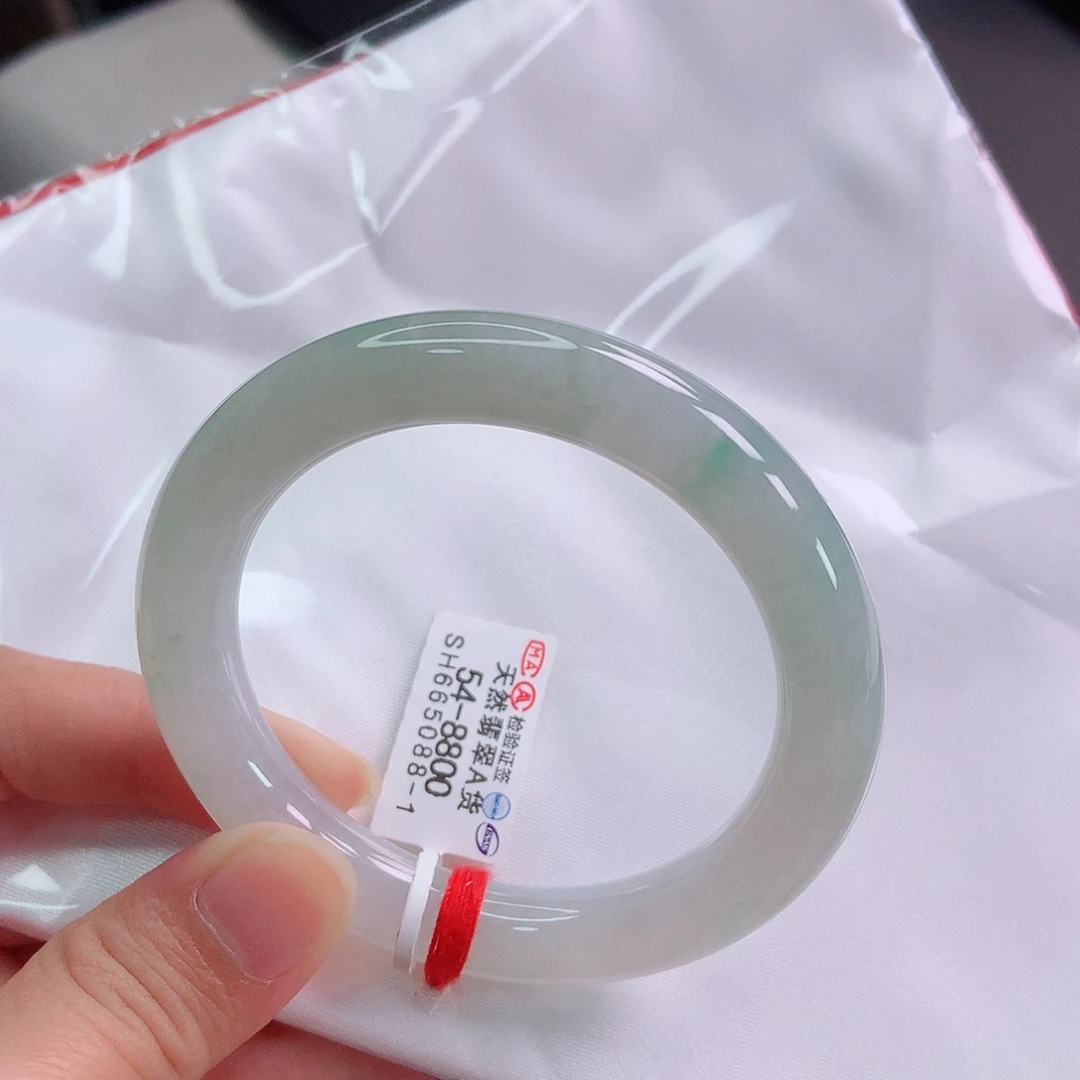 翡翠手镯未镶嵌54圆条