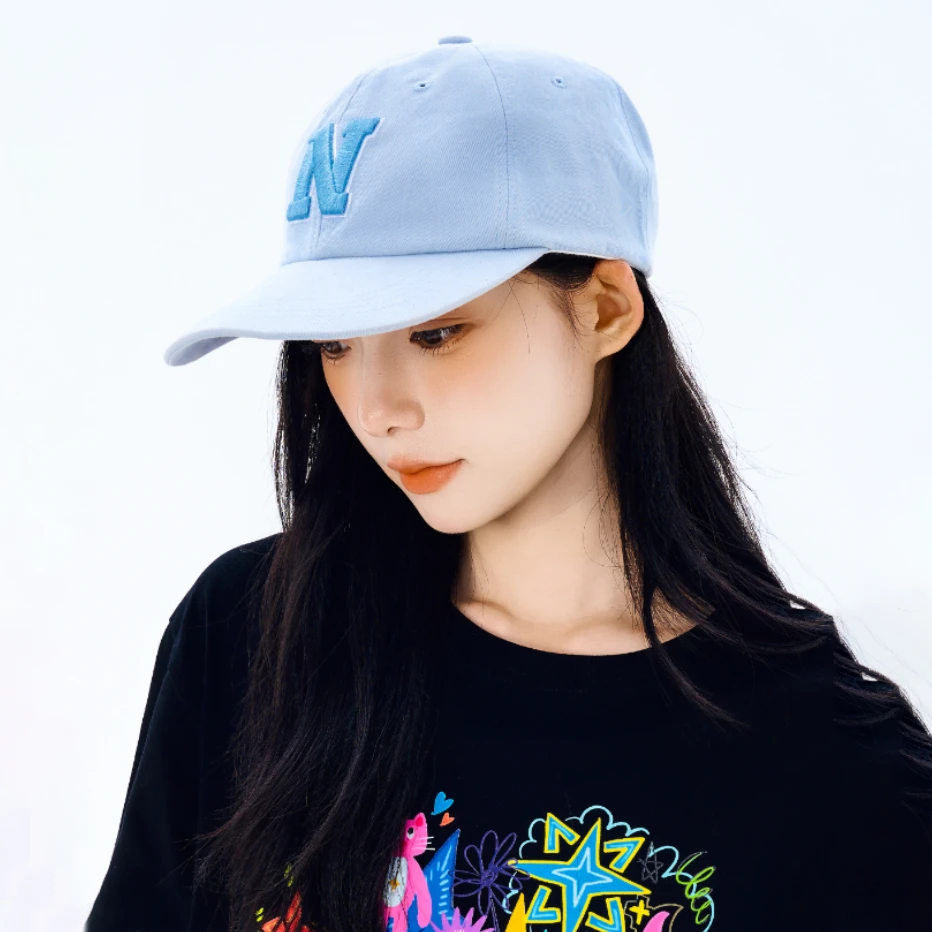 南波万有引力N字母刺绣棒球帽2025新款男女同款