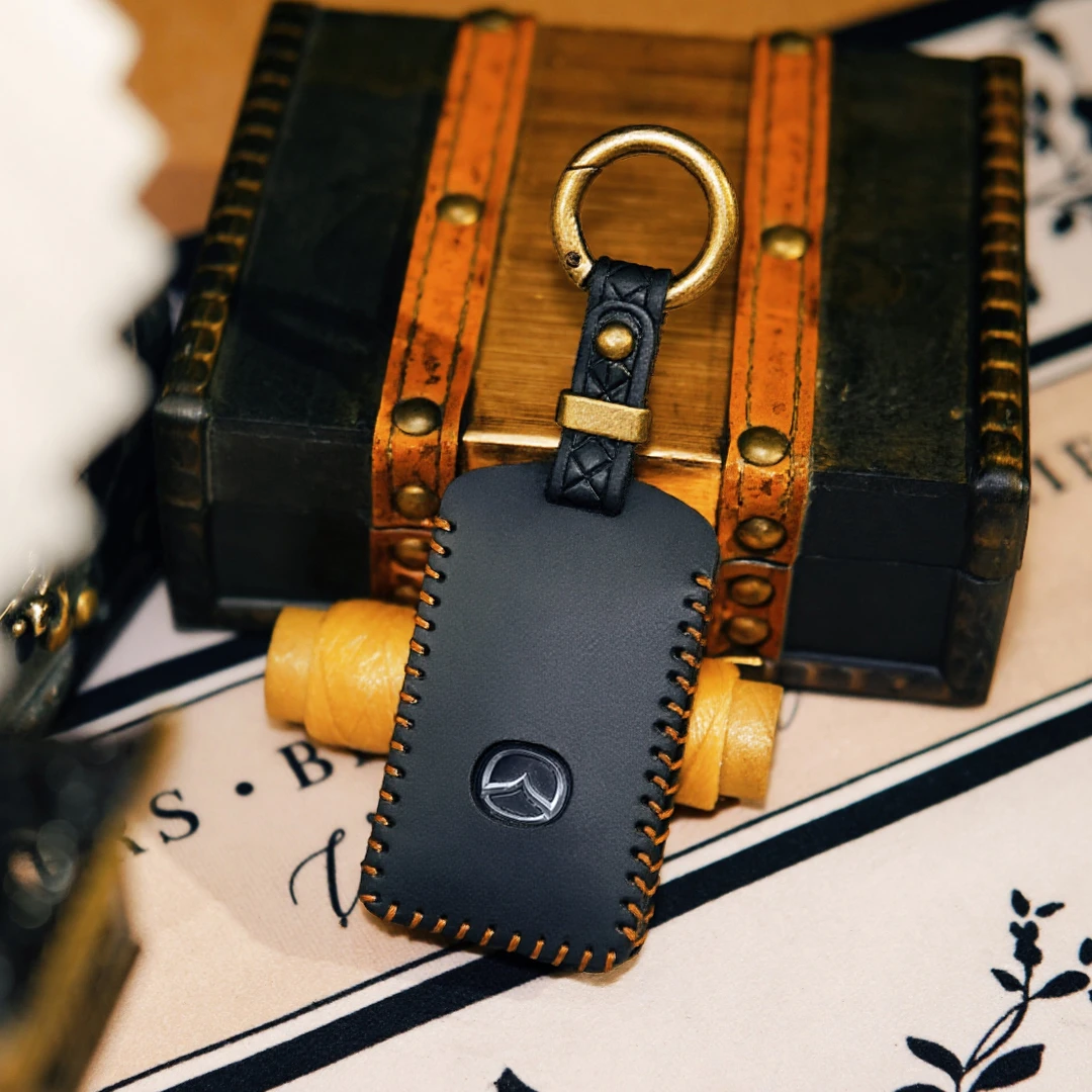 适用马自达钥匙套真皮昂克赛拉/CX